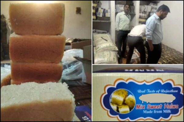 दिवाली से पहले जयपुर में बड़ा एक्शन, तीन हजार किलो से ज्यादा मिल्के केक फेंका